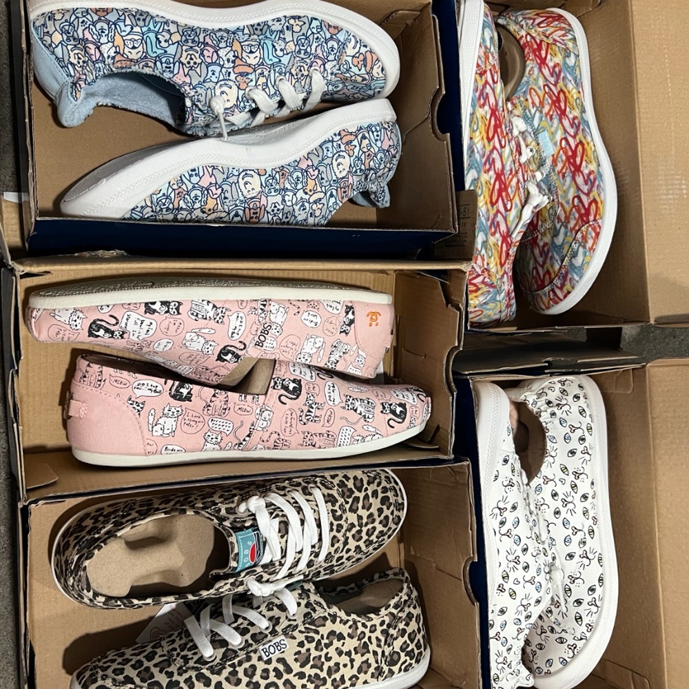 Skechers by bobs women’s shoes bundle  9.5